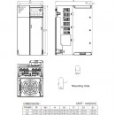 Przemiennik częstotliwości 3-fazowy 15 kW 400V AC Delta Electronics VFD32AMS43ENSAA